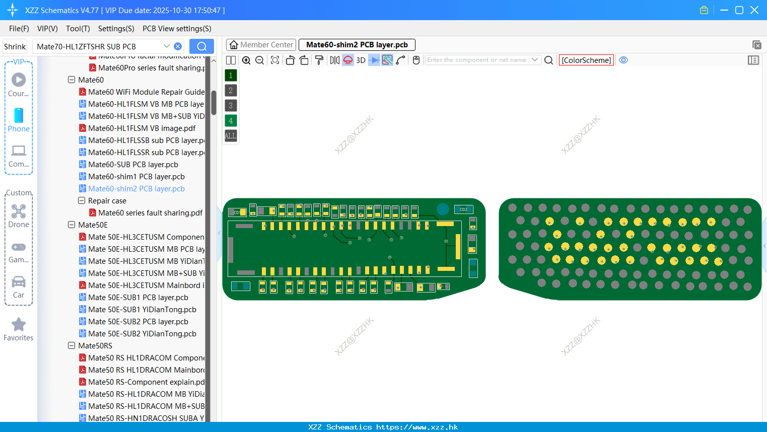 Huawei Mate60-shim2 PCB Layer